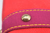 Authentic Louis Vuitton Antigua Cabas PM Hand Bag Red Purple M40037 LV 2358J