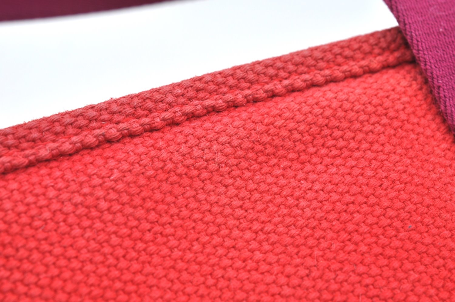 Authentic Louis Vuitton Antigua Cabas PM Hand Bag Red Purple M40037 LV 2358J