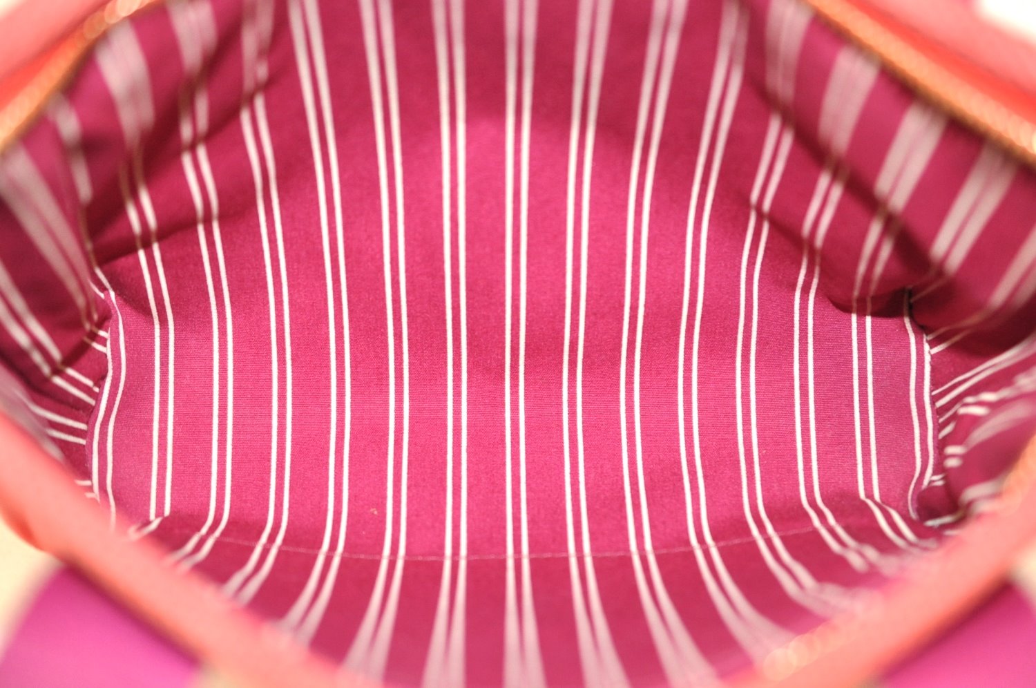 Authentic Louis Vuitton Antigua Cabas PM Hand Bag Red Purple M40037 LV 2358J