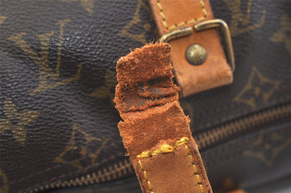 Authentic Louis Vuitton Monogram Flanerie 45 Shoulder Bag M51115 LV Junk 2358K