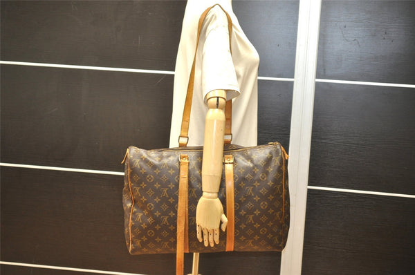 Authentic Louis Vuitton Monogram Flanerie 45 Shoulder Bag M51115 LV Junk 2358K