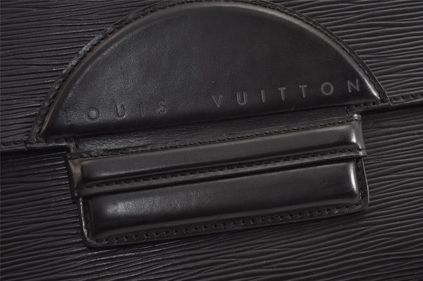 Authentic Louis Vuitton Epi Chaillot Clutch Hand Bag Black M52542 LV 2359J