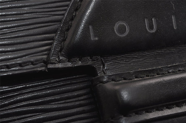 Authentic Louis Vuitton Epi Chaillot Clutch Hand Bag Black M52542 LV 2359J