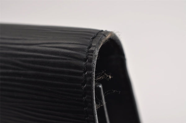 Authentic Louis Vuitton Epi Chaillot Clutch Hand Bag Black M52542 LV 2359J