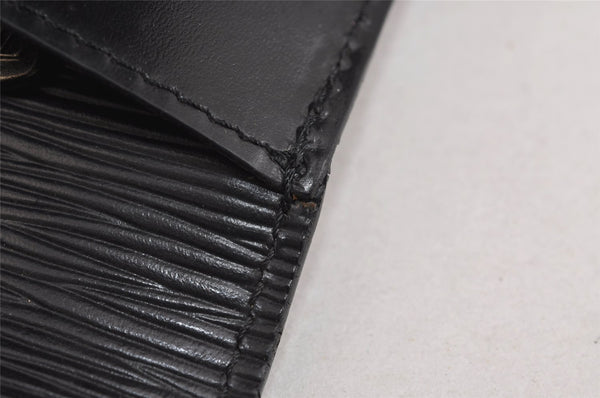 Authentic Louis Vuitton Epi Chaillot Clutch Hand Bag Black M52542 LV 2359J