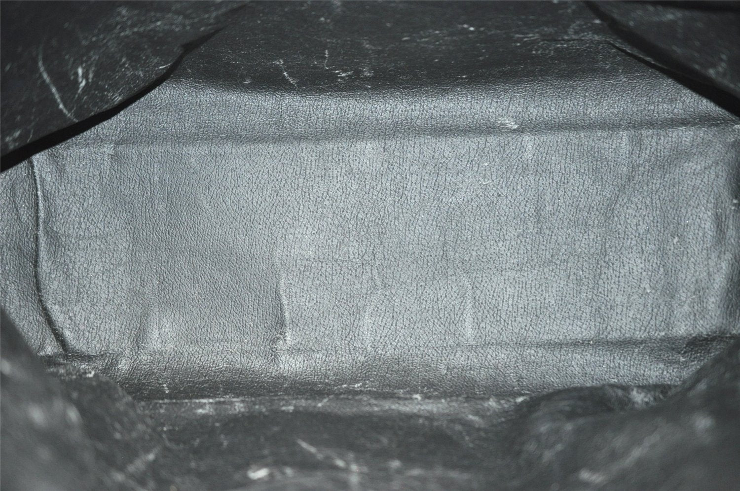 Authentic GUCCI Vintage Micro GG PVC Leather Shoulder Tote Bag Black 2360I