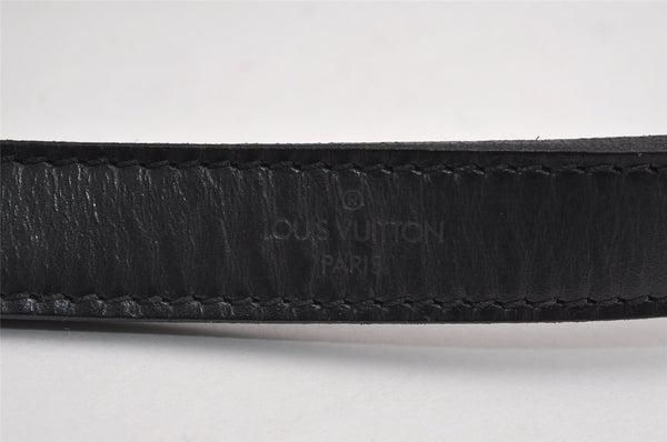 Authentic Louis Vuitton Epi Petit Noe Bi-color Blue x Black Drawstring Bag 2360J