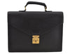 Auth Louis Vuitton Epi Serviette Conseiller Briefcase Black M54422 Junk 2361J