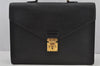 Auth Louis Vuitton Epi Serviette Conseiller Briefcase Black M54422 Junk 2361J