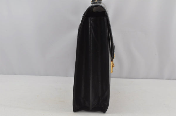 Auth Louis Vuitton Epi Serviette Conseiller Briefcase Black M54422 Junk 2361J