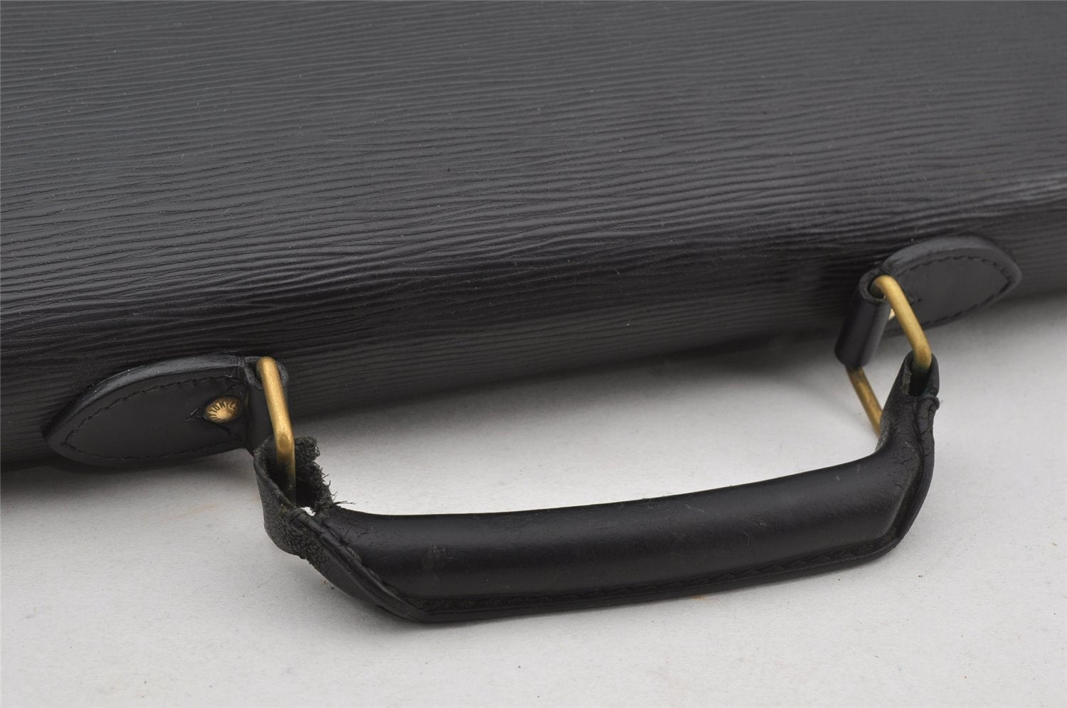 Auth Louis Vuitton Epi Serviette Conseiller Briefcase Black M54422 Junk 2361J