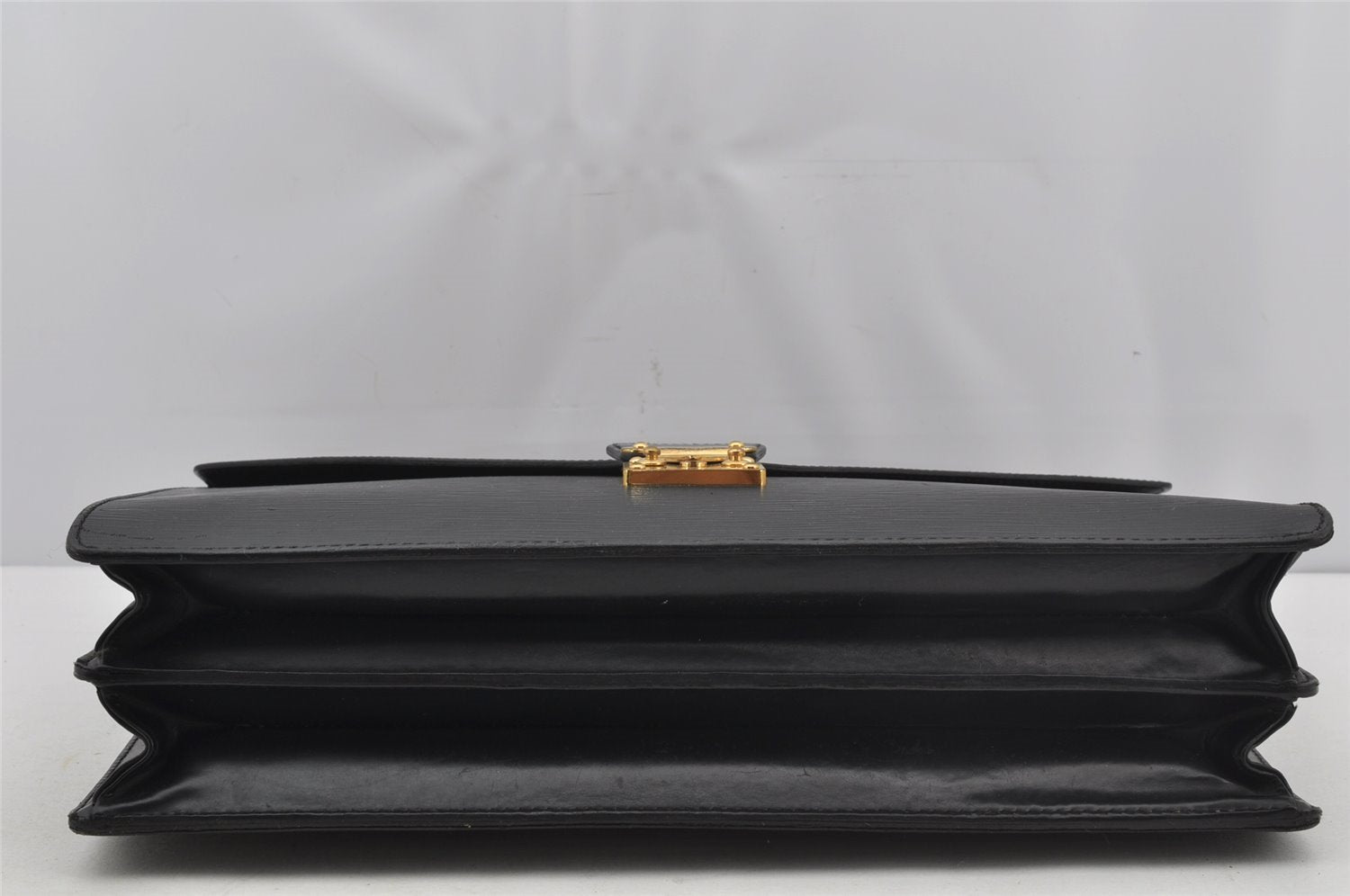 Auth Louis Vuitton Epi Serviette Conseiller Briefcase Black M54422 Junk 2361J