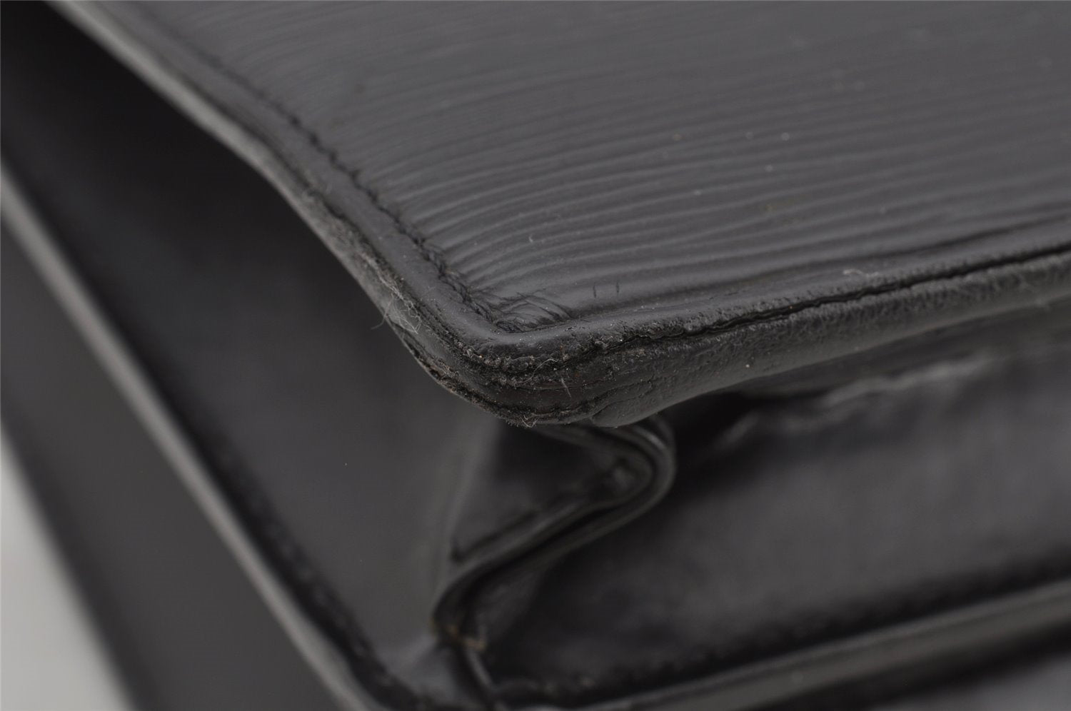 Auth Louis Vuitton Epi Serviette Conseiller Briefcase Black M54422 Junk 2361J