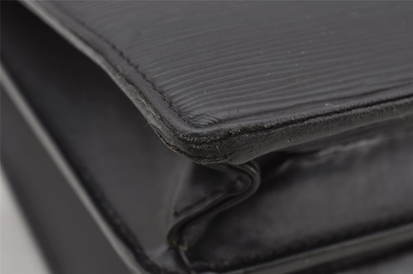 Auth Louis Vuitton Epi Serviette Conseiller Briefcase Black M54422 Junk 2361J