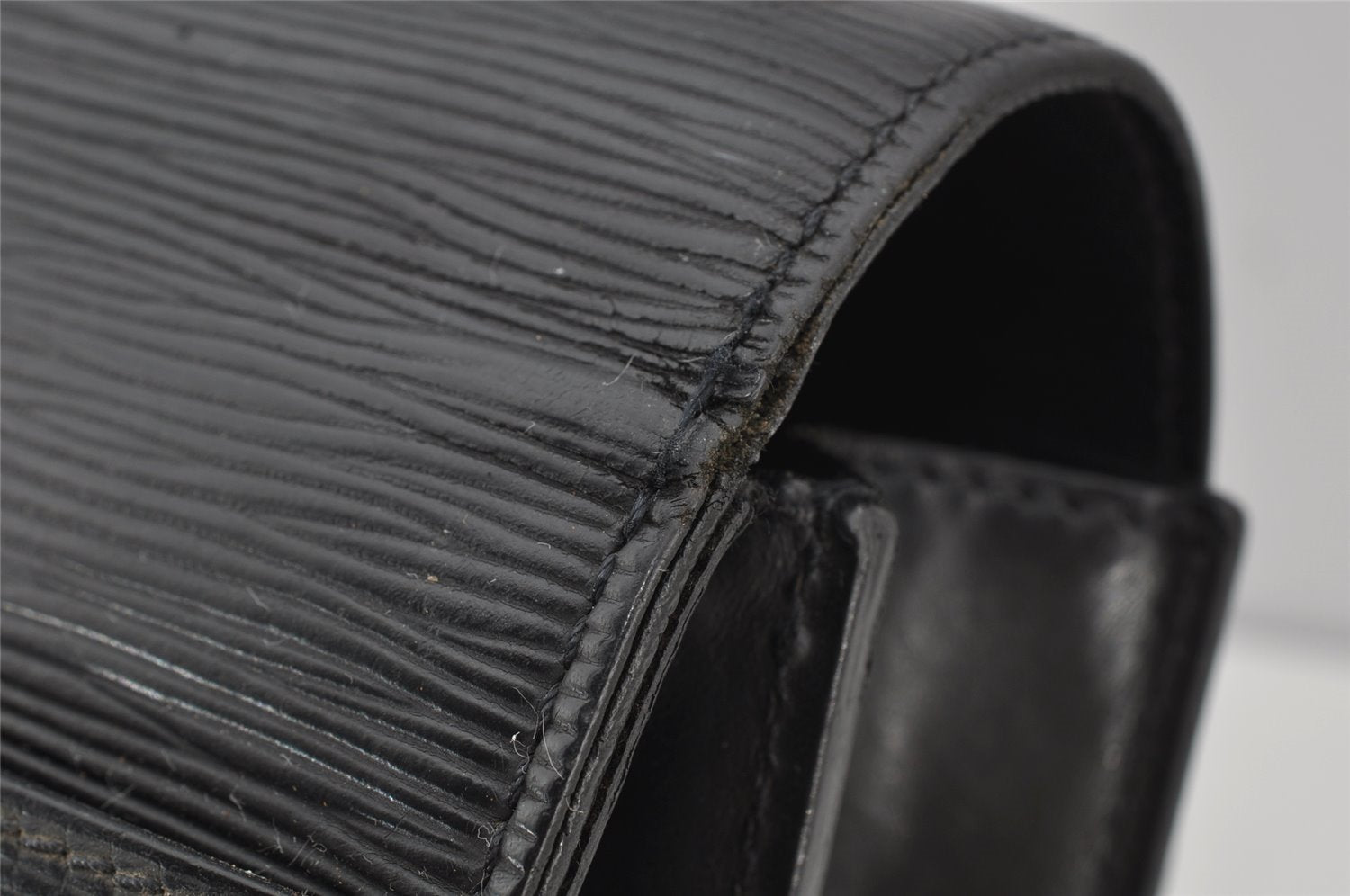 Auth Louis Vuitton Epi Serviette Conseiller Briefcase Black M54422 Junk 2361J