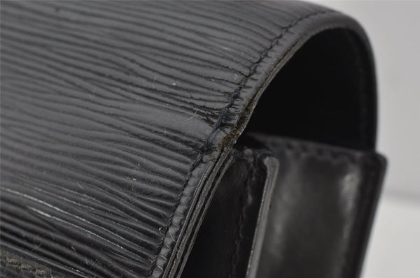 Auth Louis Vuitton Epi Serviette Conseiller Briefcase Black M54422 Junk 2361J