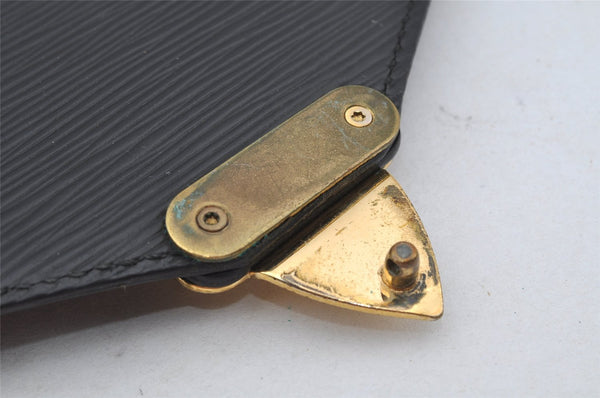 Auth Louis Vuitton Epi Serviette Conseiller Briefcase Black M54422 Junk 2361J