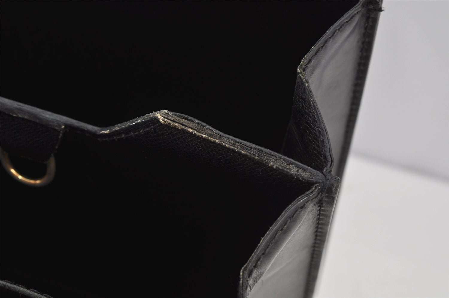 Auth Louis Vuitton Epi Serviette Conseiller Briefcase Black M54422 Junk 2361J