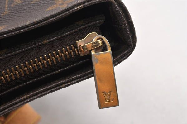 Authentic Louis Vuitton Monogram Cabas Piano Shoulder Tote Bag M51148 LV 2361K