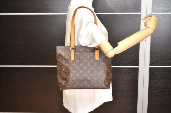 Authentic Louis Vuitton Monogram Cabas Piano Shoulder Tote Bag M51148 LV 2361K