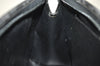 Authentic FENDI Pequin Clutch Hand Bag Purse PVC Leather Brown Black Junk 2362I