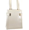 Authentic GUCCI Vintage Shoulder Hand Bag Purse Leather White Junk 2362K