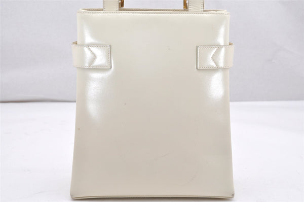Authentic GUCCI Vintage Shoulder Hand Bag Purse Leather White Junk 2362K