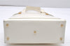 Authentic GUCCI Vintage Shoulder Hand Bag Purse Leather White Junk 2362K