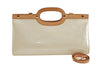 Authentic Louis Vuitton Vernis Roxbury Drive 2Way Hand Bag White M91374 LV 2363J