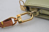 Authentic Louis Vuitton Vernis Lexington Hand Bag Pouch M91011 Light Green 2364J