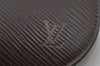 Auth Louis Vuitton Epi Pochette Demi Lune Shoulder Bag M5262D Brown Junk 2366J