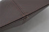 Auth Louis Vuitton Epi Pochette Demi Lune Shoulder Bag M5262D Brown Junk 2366J