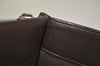 Auth Louis Vuitton Epi Pochette Demi Lune Shoulder Bag M5262D Brown Junk 2366J