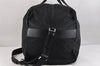 Authentic PRADA Vintage Nylon Tessuto Leather 2Way Travel Boston Bag Black 2366K