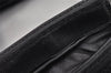 Authentic PRADA Vintage Nylon Tessuto Leather 2Way Travel Boston Bag Black 2366K