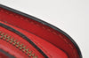 Authentic Louis Vuitton Epi Dauphine Cosmetic Pouch Red M48447 LV 2368I
