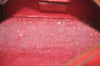 Authentic Louis Vuitton Epi Dauphine Cosmetic Pouch Red M48447 LV 2368I