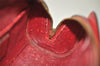Authentic Louis Vuitton Epi Dauphine Cosmetic Pouch Red M48447 LV 2368I