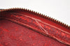 Authentic Louis Vuitton Epi Dauphine Cosmetic Pouch Red M48447 LV 2368I
