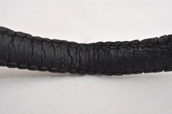 Auth Louis Vuitton Epi Pochette Sellier Dragonne Clutch Bag M52612 Black 2368J