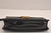 Auth Louis Vuitton Epi Pochette Sellier Dragonne Clutch Bag M52612 Black 2368J