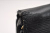 Auth Louis Vuitton Epi Pochette Sellier Dragonne Clutch Bag M52612 Black 2368J