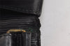 Auth Louis Vuitton Epi Pochette Sellier Dragonne Clutch Bag M52612 Black 2368J