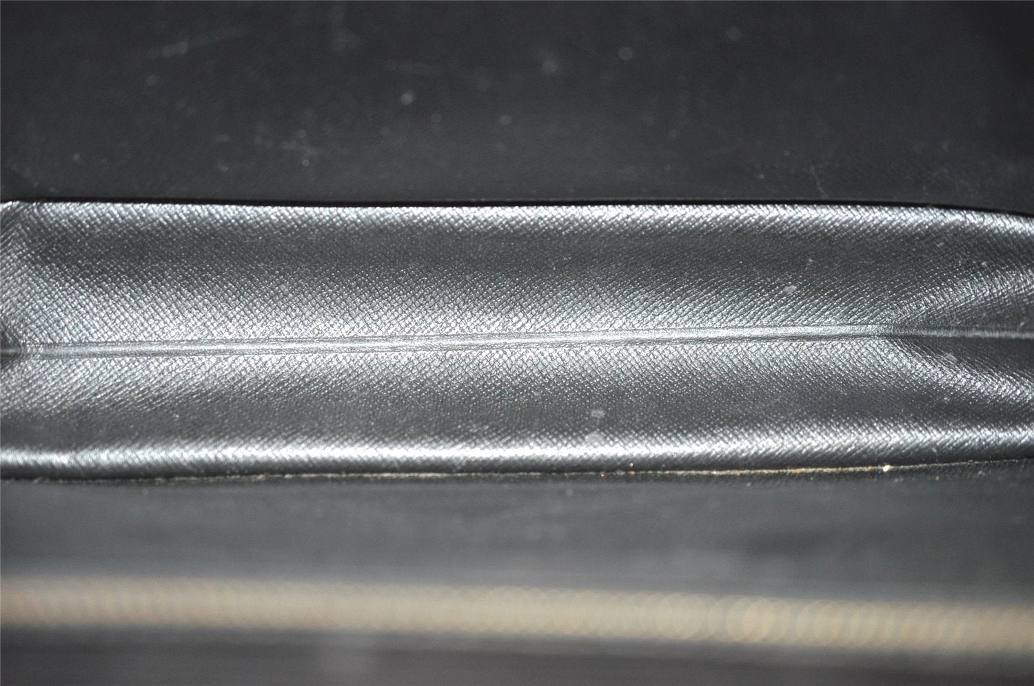 Auth Louis Vuitton Epi Pochette Sellier Dragonne Clutch Bag M52612 Black 2368J