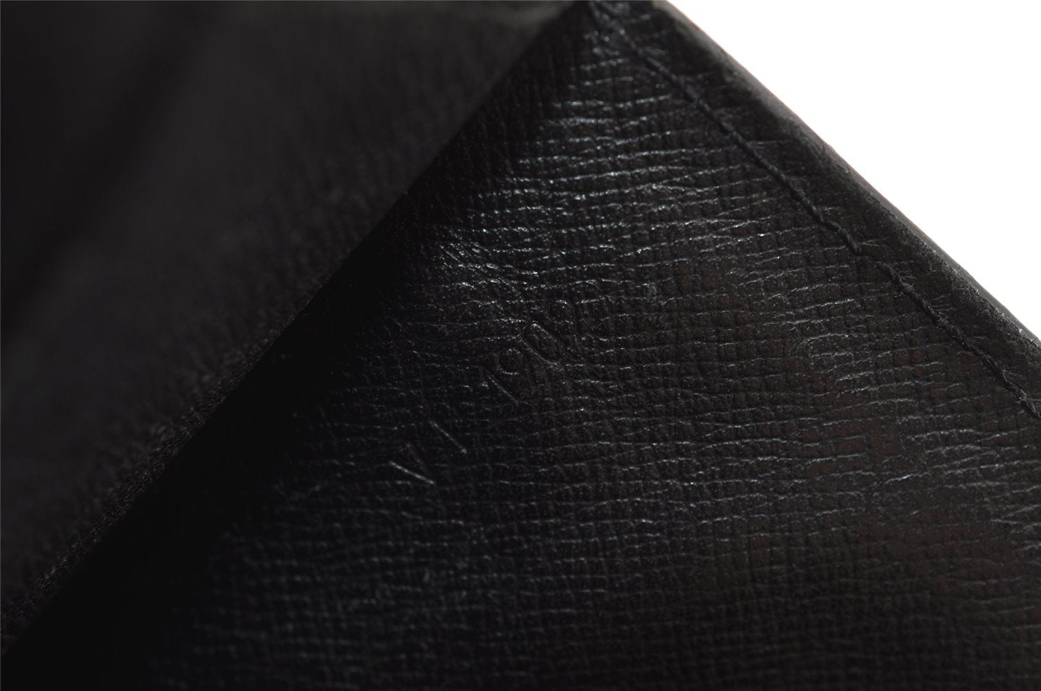 Auth Louis Vuitton Epi Pochette Sellier Dragonne Clutch Bag M52612 Black 2368J