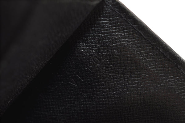 Auth Louis Vuitton Epi Pochette Sellier Dragonne Clutch Bag M52612 Black 2368J