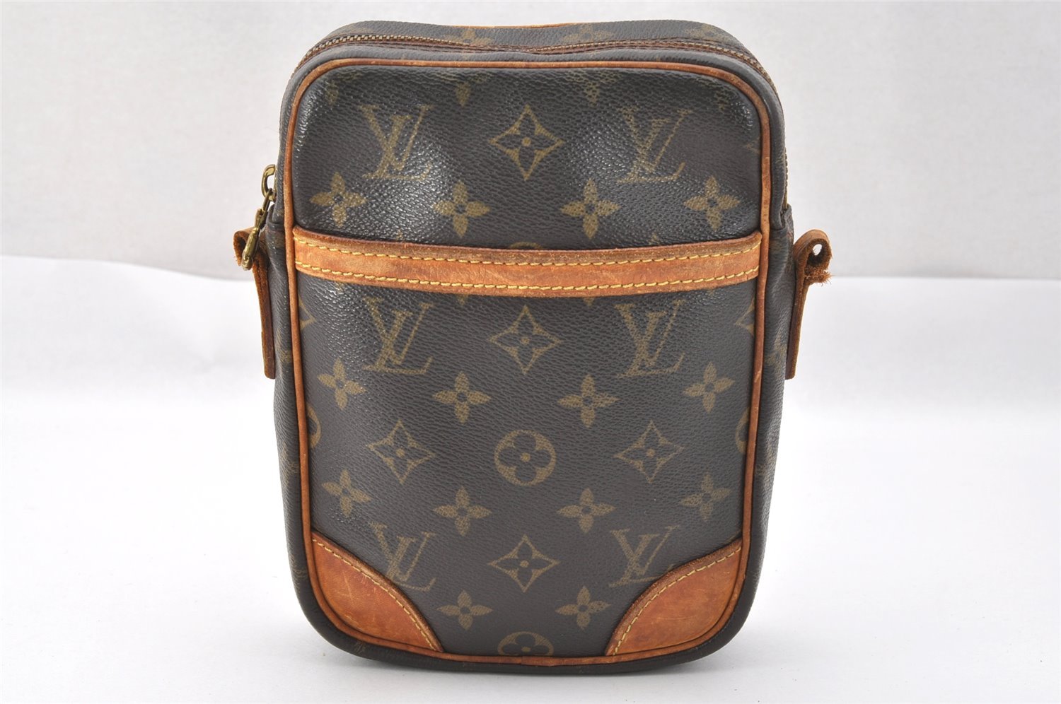 Authentic Louis Vuitton Monogram Danube Shoulder Cross Bag M45266 Junk 2369J