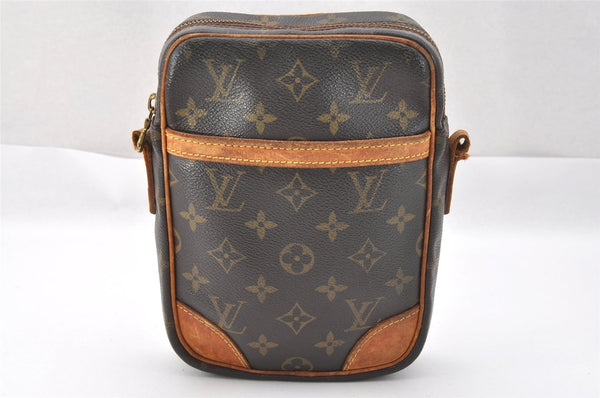 Authentic Louis Vuitton Monogram Danube Shoulder Cross Bag M45266 Junk 2369J