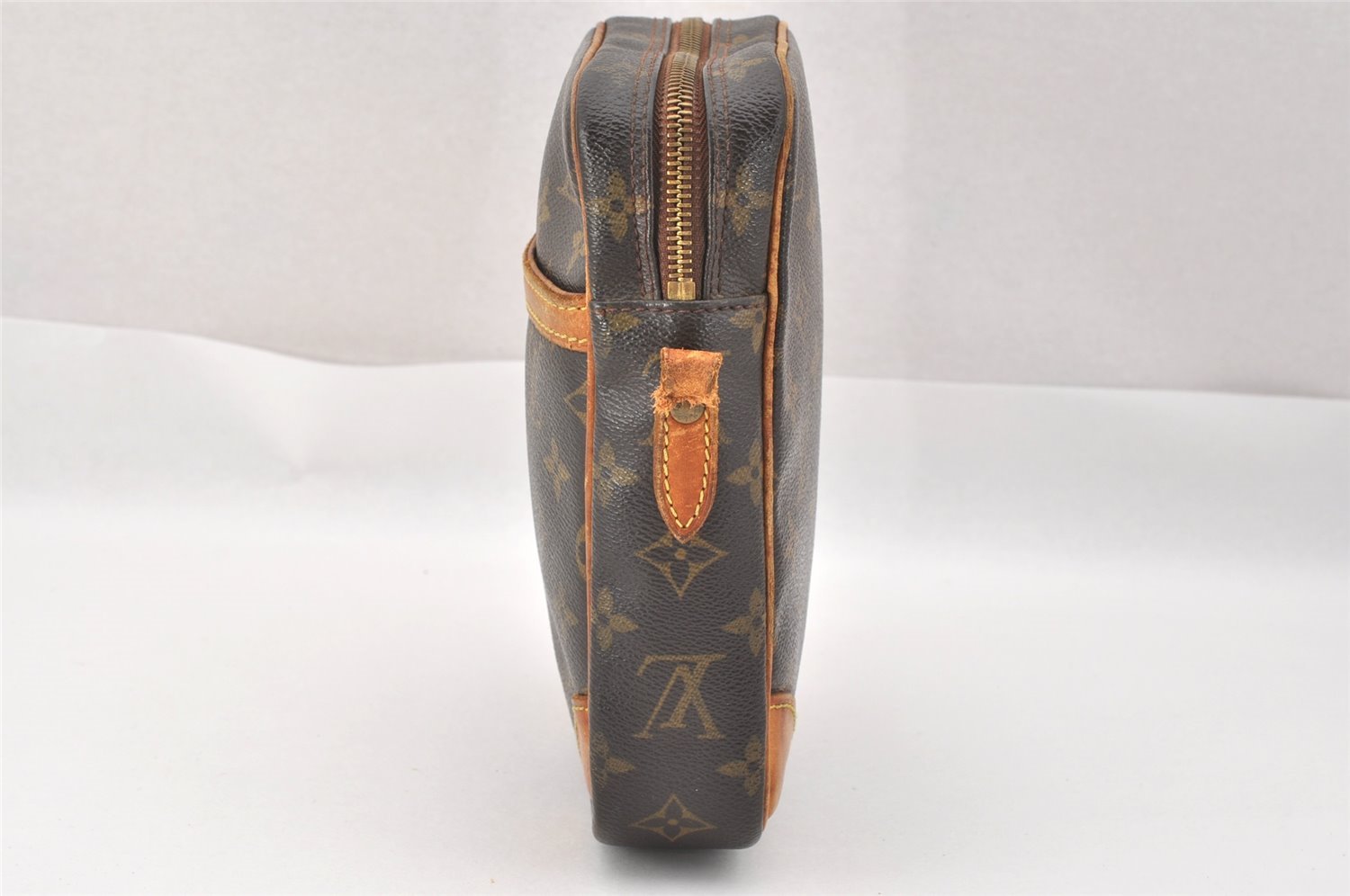 Authentic Louis Vuitton Monogram Danube Shoulder Cross Bag M45266 Junk 2369J