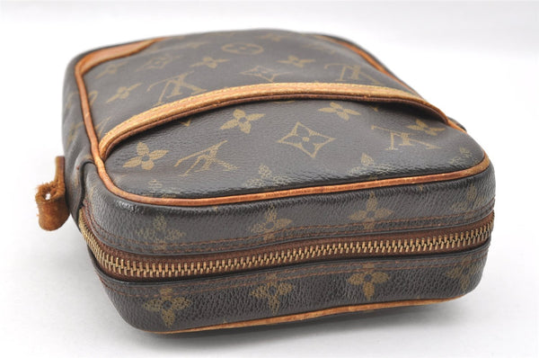 Authentic Louis Vuitton Monogram Danube Shoulder Cross Bag M45266 Junk 2369J